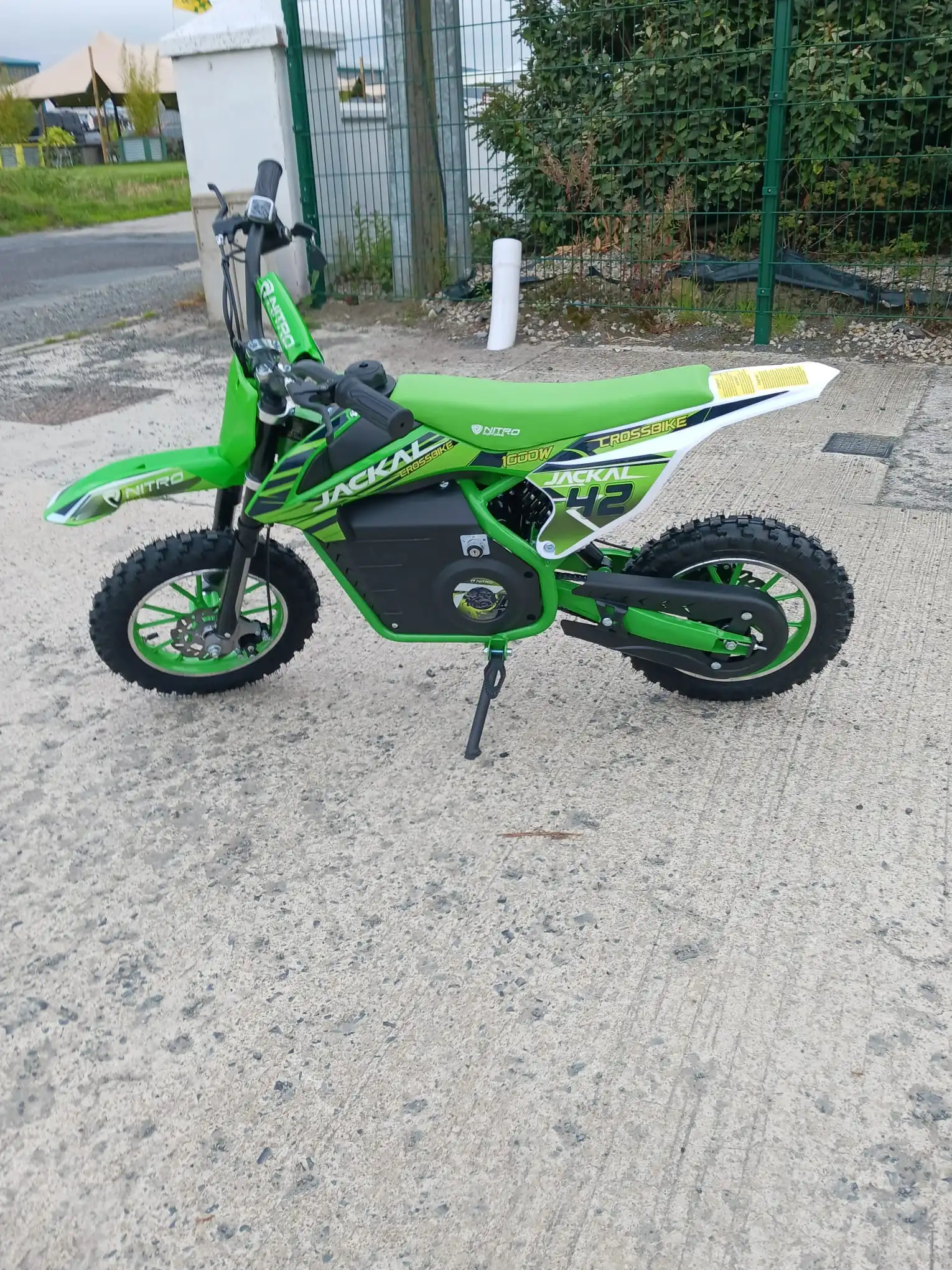 NITRO MOTORS 1000W Eco mini Kinder Dirtbike Jackal Sport 10″