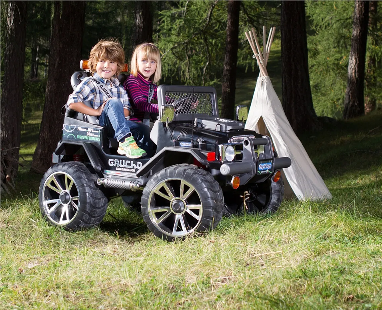 Peg Perego Gaucho Superpower 24V Electric Ride On Buggy